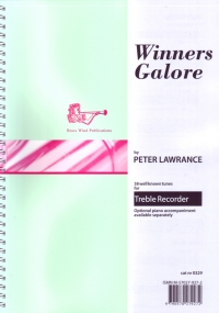 Winners Galore Lawrance Treble Recorder Sheet Music Songbook