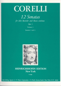 Corelli 12 Sonatas In 6 Volumes Op.5 Vol.2 Trec/pf Sheet Music Songbook