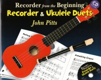 Recorder From The Beginning Rec & Uke Duets + Cd Sheet Music Songbook