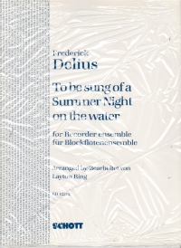 Delius To Be Sung Of A Summer Night Etc Rec/ens Sheet Music Songbook