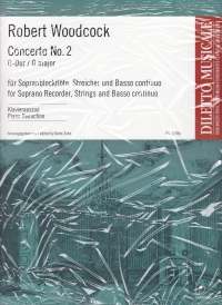 Woodcock Concerto 2 Gmajor Descant Recorder/piano Sheet Music Songbook