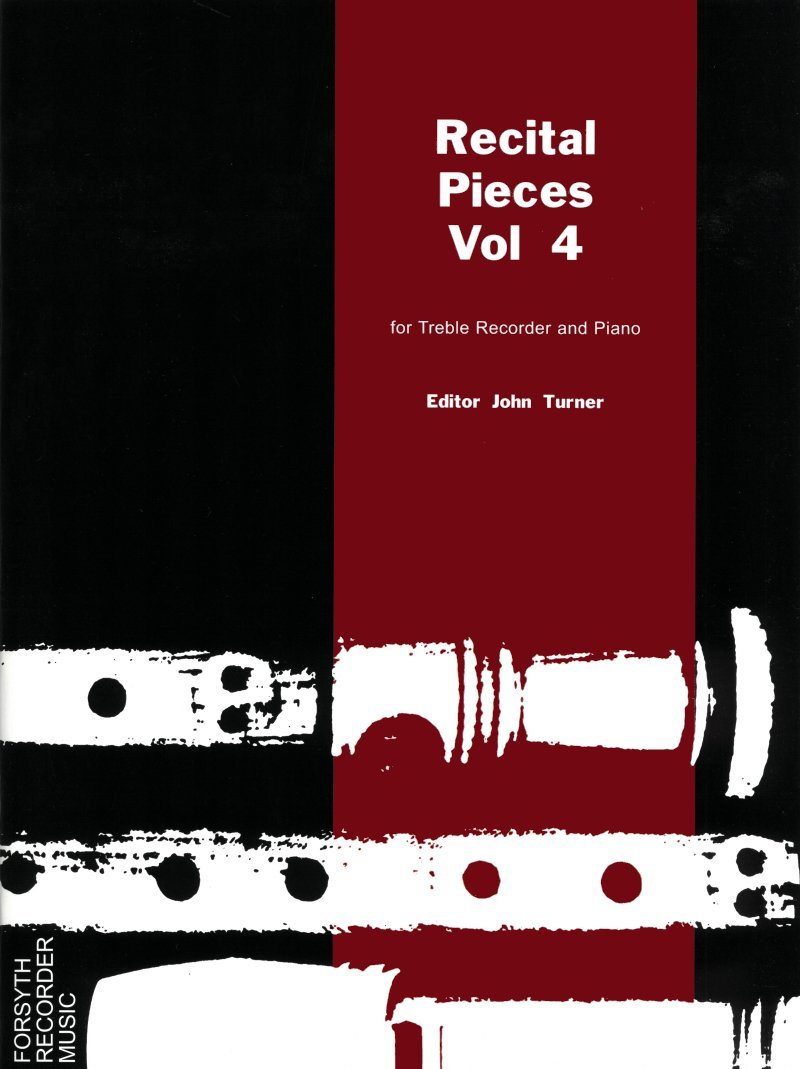 Recital Pieces Vol. 4 Recorder Sheet Music Songbook
