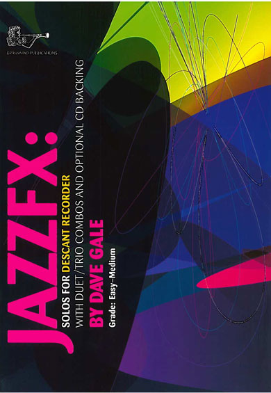 Jazzfx Descant Recorder Gale Book + Cd Sheet Music Songbook