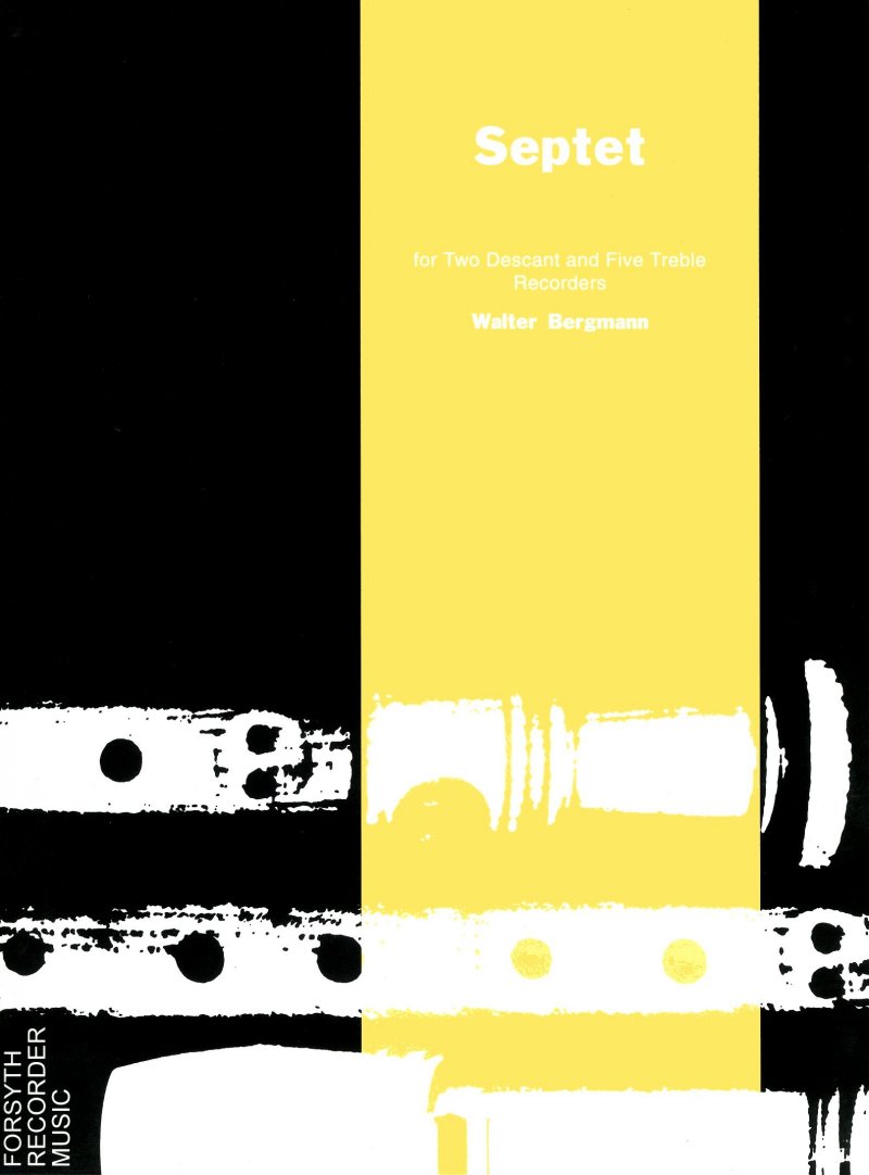 Bergmann Septet For Recorders Sheet Music Songbook