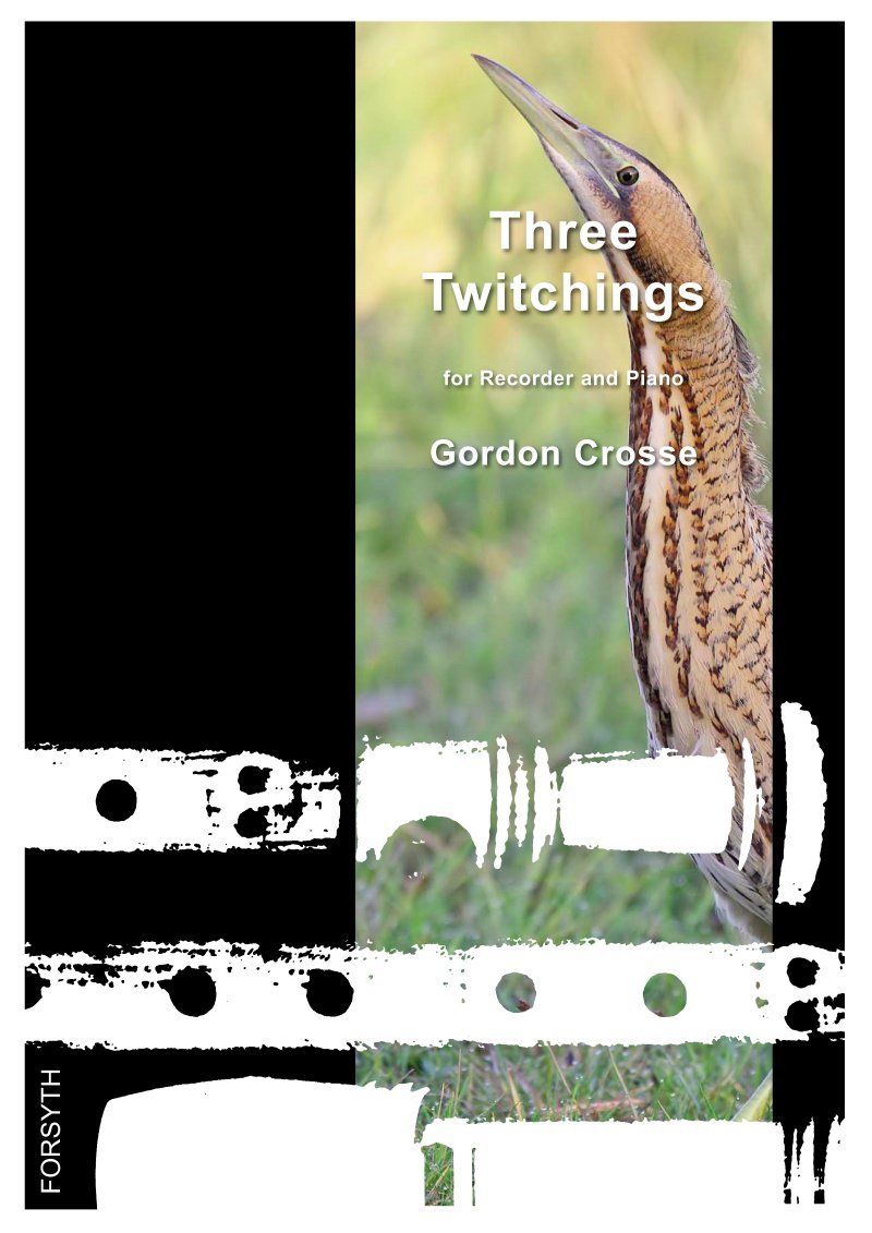 Crosse Three Twitchings Recorder & Piano Sheet Music Songbook