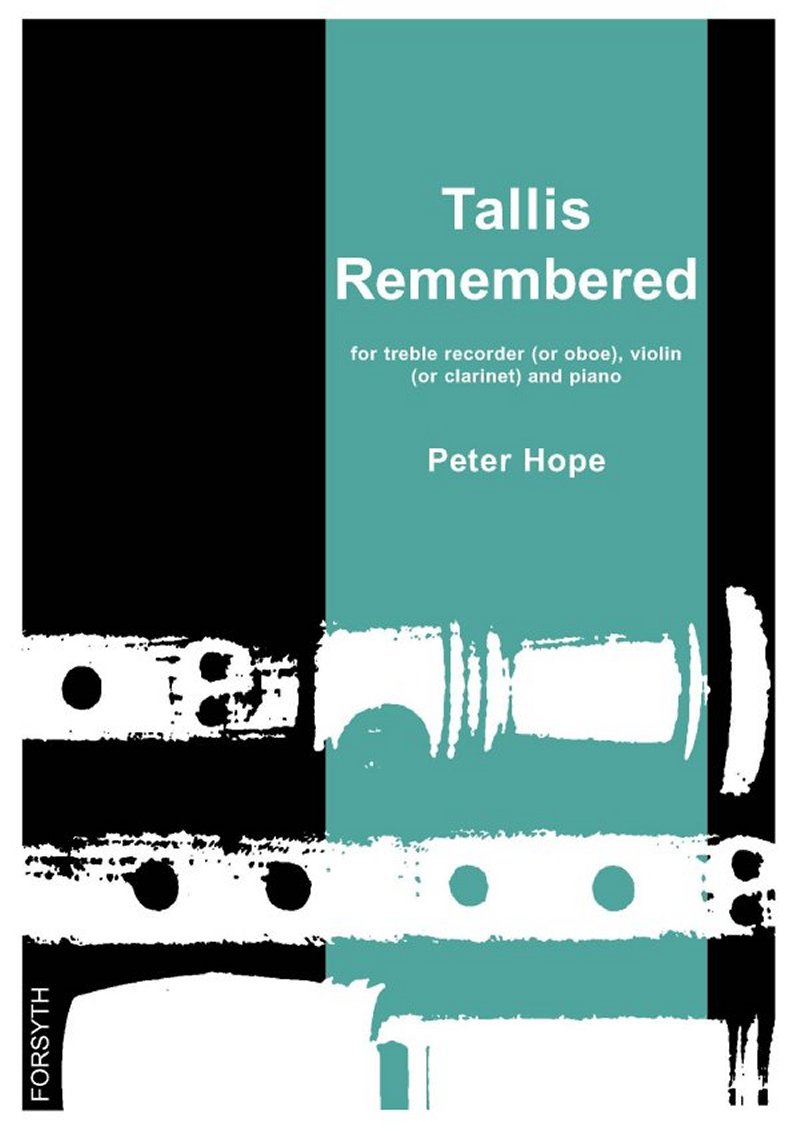 Hope Tallis Remembered Treb Rec, Violin & Piano Sheet Music Songbook