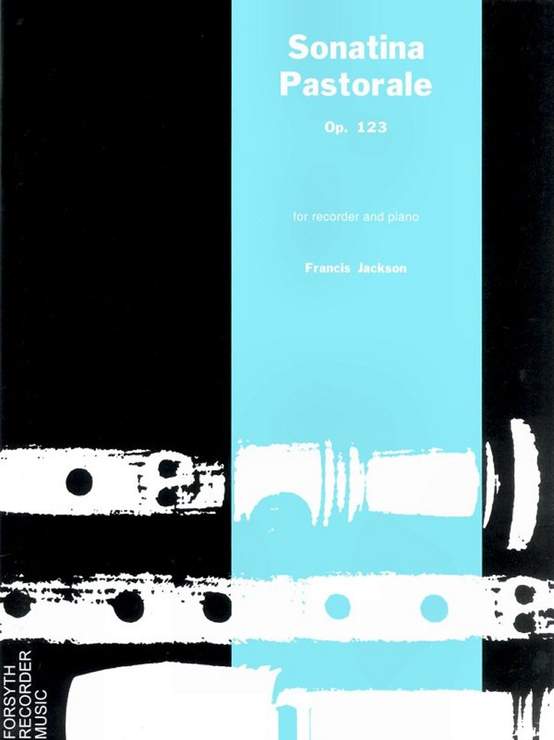 Jackson Sonatina Pastorale Op123 Recorder & Piano Sheet Music Songbook