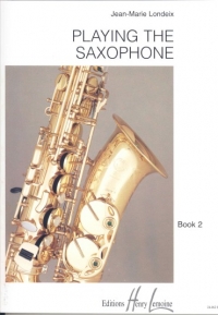 Playing The Saxophone Book 2 Londeix Sheet Music Songbook