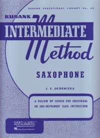 Rubank Intermediate Saxophone Method Skornicka Sheet Music Songbook
