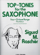 Top Tones For Saxophone Rascher Sheet Music Songbook