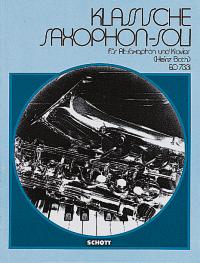 Classical Saxophone Solos Both Eb Alto Sax Sheet Music Songbook
