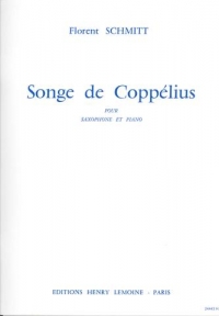 Schmitt Songe De Coppelius Tenor Sax & Piano Sheet Music Songbook