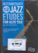Holcombe 12 Intermediate Jazz Etudes Alto Sax Cd Sheet Music Songbook