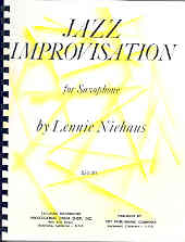 Niehaus Jazz Improvisation For Saxophone Sheet Music Songbook