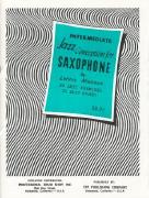 Niehaus Intermediate Jazz Conception Saxophone +cd Sheet Music Songbook