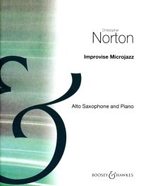 Improvise Microjazz Alto Saxophone Norton Sheet Music Songbook