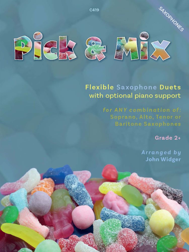 Pick & Mix Widger Flexible Saxophone Duets Sheet Music Songbook