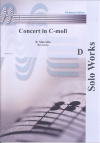 Marcello Concerto Cmin Tenor Soprano Sax Sheet Music Songbook