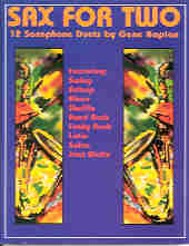 Sax For Two Kaplan Saxophone Duets Sheet Music Songbook