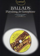 Guest Spot Ballads Alto Saxophone Book & Cd Sheet Music Songbook