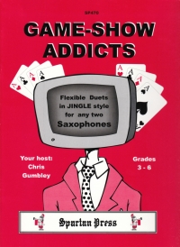 Game Show Addicts Gumbley Flexible Duets 2 Saxes Sheet Music Songbook