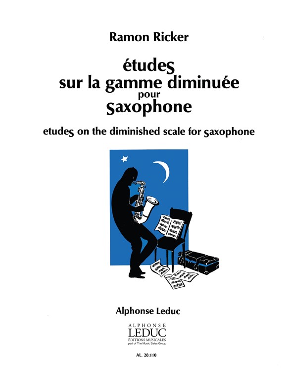 Ricker Etudes On Diminished Scales For Sax Sheet Music Songbook