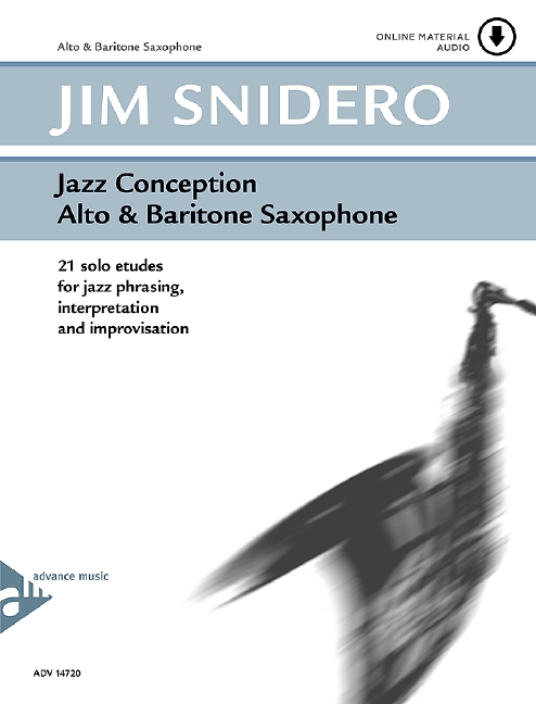 Jazz Conception Alto/baritone Sax Snidero + Online Sheet Music Songbook