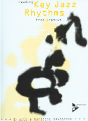 Reading Key Jazz Rhythms Alto Sax Book & Cd Sheet Music Songbook