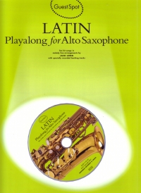 Guest Spot Latin Alto Saxophone Book & Cd Sheet Music Songbook