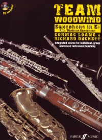 Team Woodwind Saxophone Eb Book & Cd Sheet Music Songbook