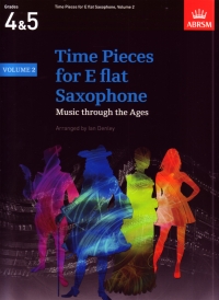 Time Pieces For Saxophone (alto Eb) Vol 2 Denley Sheet Music Songbook