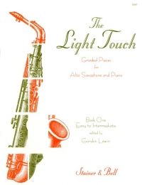 Lewin Light Touch Book 1 Alto Sax & Piano Sheet Music Songbook