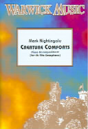 Nightingale Creature Comforts Eb Alto Sax & Piano Sheet Music Songbook