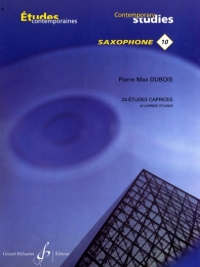 Dubois 24 Etudes Caprices Vol 1 Saxophone Sheet Music Songbook