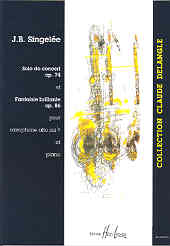 Singelee 2 Pieces De Concert Alto Sax Sheet Music Songbook
