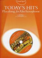 Guest Spot Todays Hits Alto Saxophone Book & Cd Sheet Music Songbook