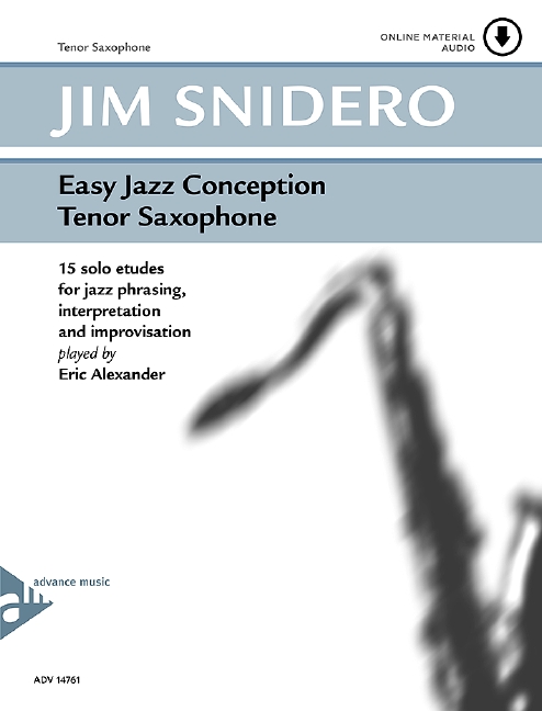 Easy Jazz Conception Tenor/soprano Snidero +online Sheet Music Songbook