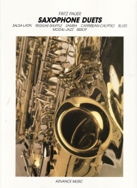 Pauer Saxophone Duets Book & Cd Sheet Music Songbook