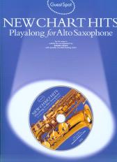 Guest Spot New Chart Hits Alto Saxophone Book & Cd Sheet Music Songbook