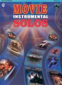 Movie Instrumental Solos Alto Sax Book & Cd Sheet Music Songbook