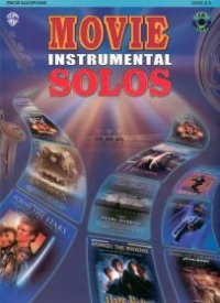 Movie Instrumental Solos Tenor Sax Book & Cd Sheet Music Songbook