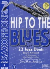 Hip To The Blues 2 Alto Saxophone Duets Book & Cd Sheet Music Songbook