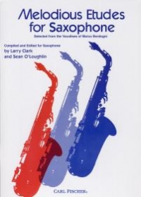 Melodious Etudes For Saxophone Bordogni/clark Sheet Music Songbook