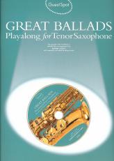 Guest Spot Great Ballads Tenor Saxophone Sheet Music Songbook
