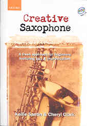 Creative Saxophone Santin/clark Book & Cd Sheet Music Songbook