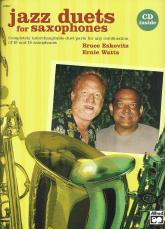 Jazz Duets For Saxophones Eskovitz/watts Book & Cd Sheet Music Songbook
