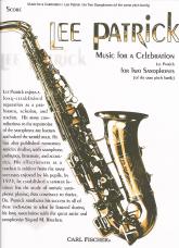 Patrick Music For A Celebration 2 Saxophones Sheet Music Songbook