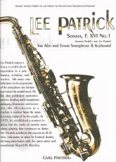 Patrick Sonata F Xvi No 1 Alto & Tenor Saxophone Sheet Music Songbook