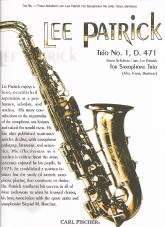 Patrick Trio No 1 D471 (schubert) Sax Trio Sheet Music Songbook