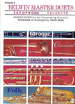 Belwin Master Duets Saxophone Advanced Vol 2 Snell Sheet Music Songbook